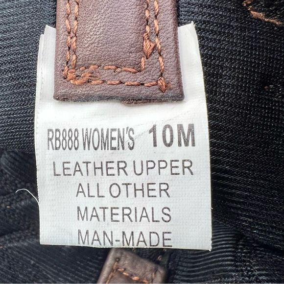 Masterson Cowboy Boots RB888 Brown Leather Metal Tip Toe Western Women’s Size 10 - Picture 10 of 10